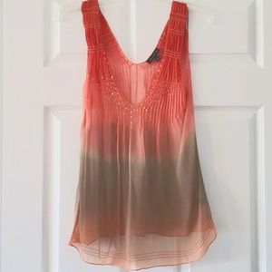 The Limited Sheer Embellished Tank